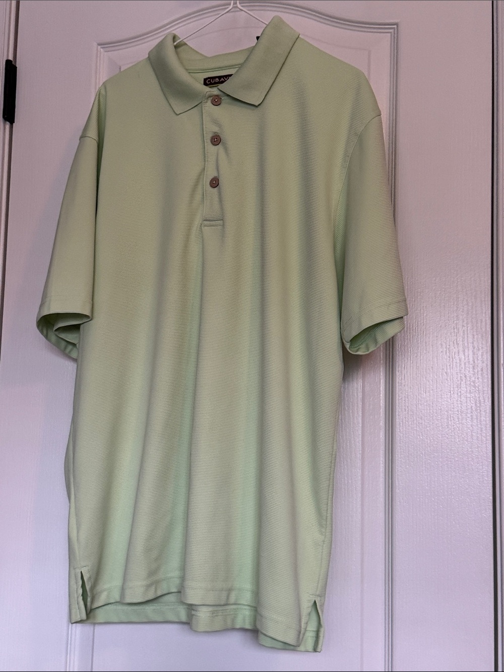 Cubavera Men's Light Green Polo Shirt
